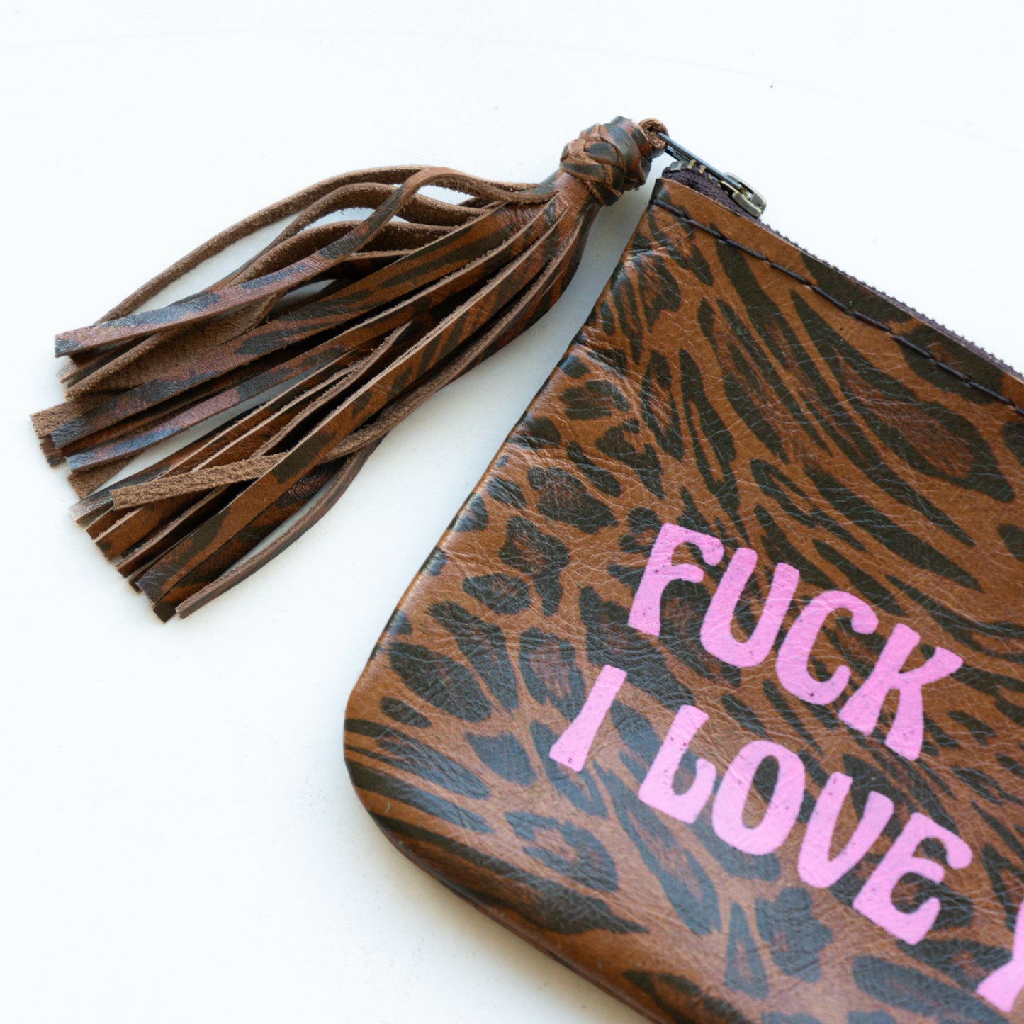 Pouch mini animal print