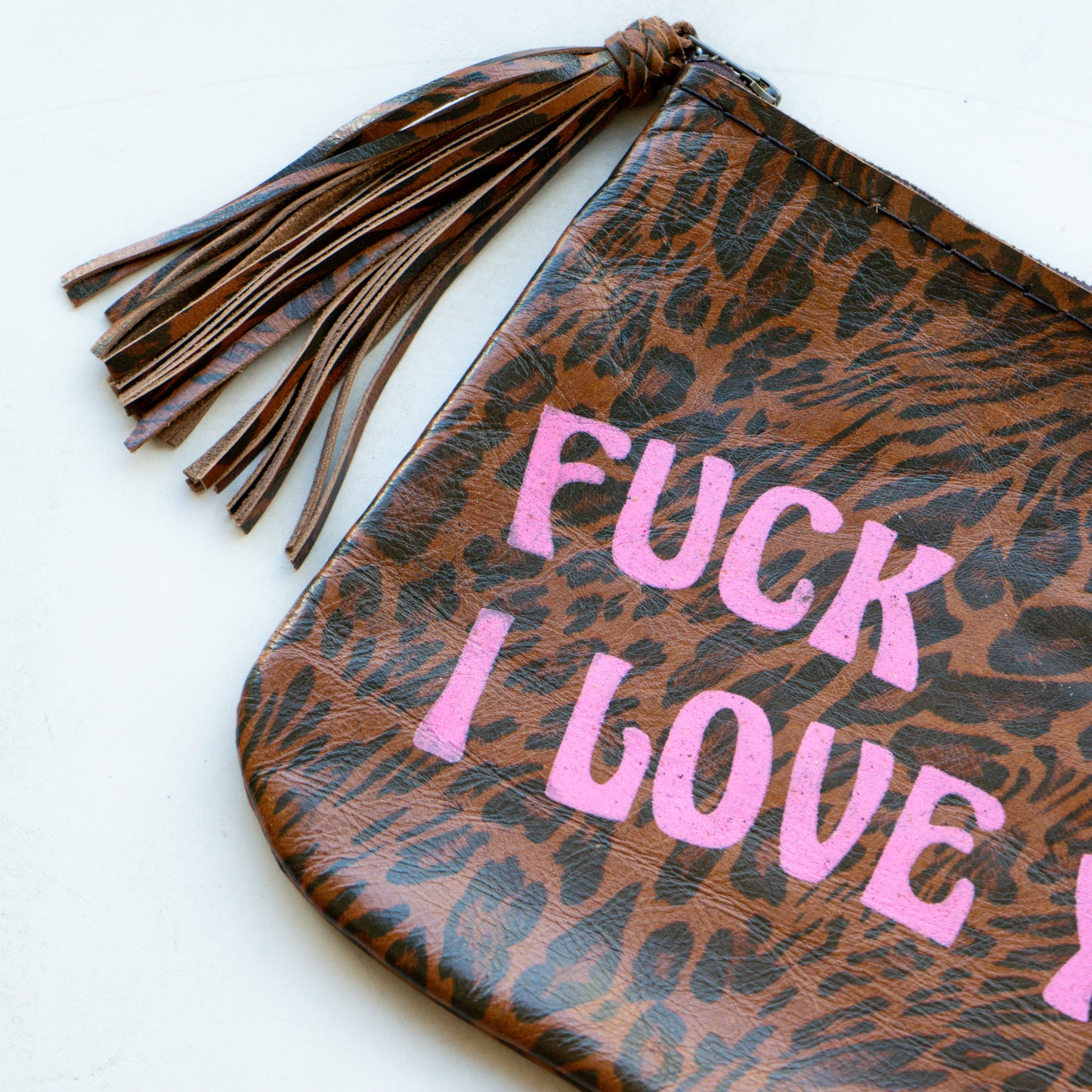 Pouch grande animal print