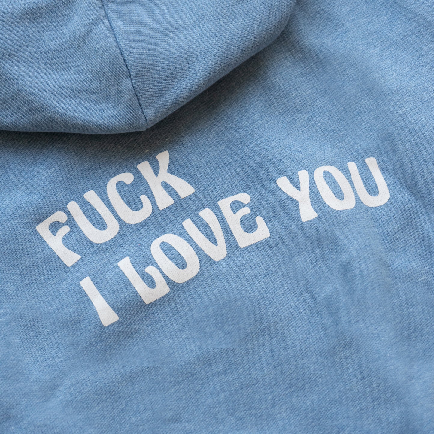 Zip Sky blue Hoodie