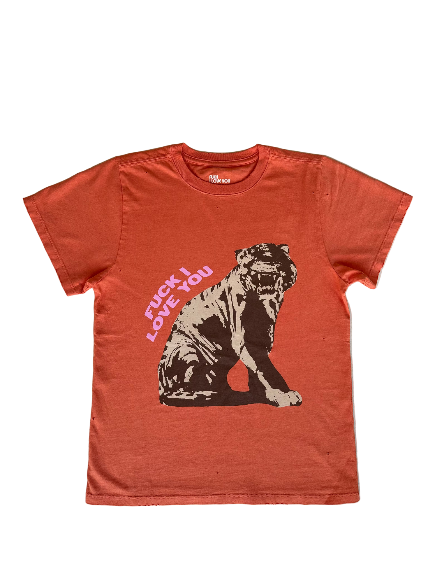 Remera Stone Distressed Tigre