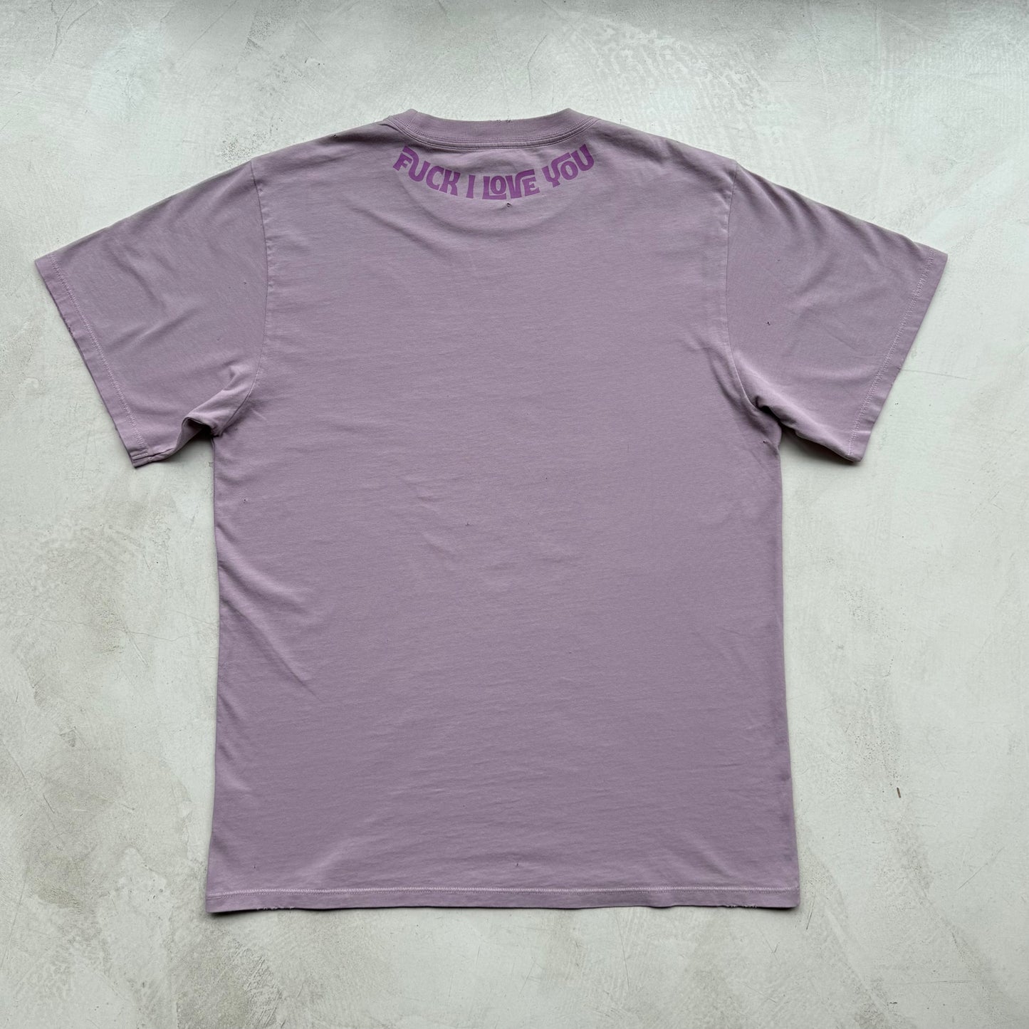 Rave Distressed Lila T-Shirt