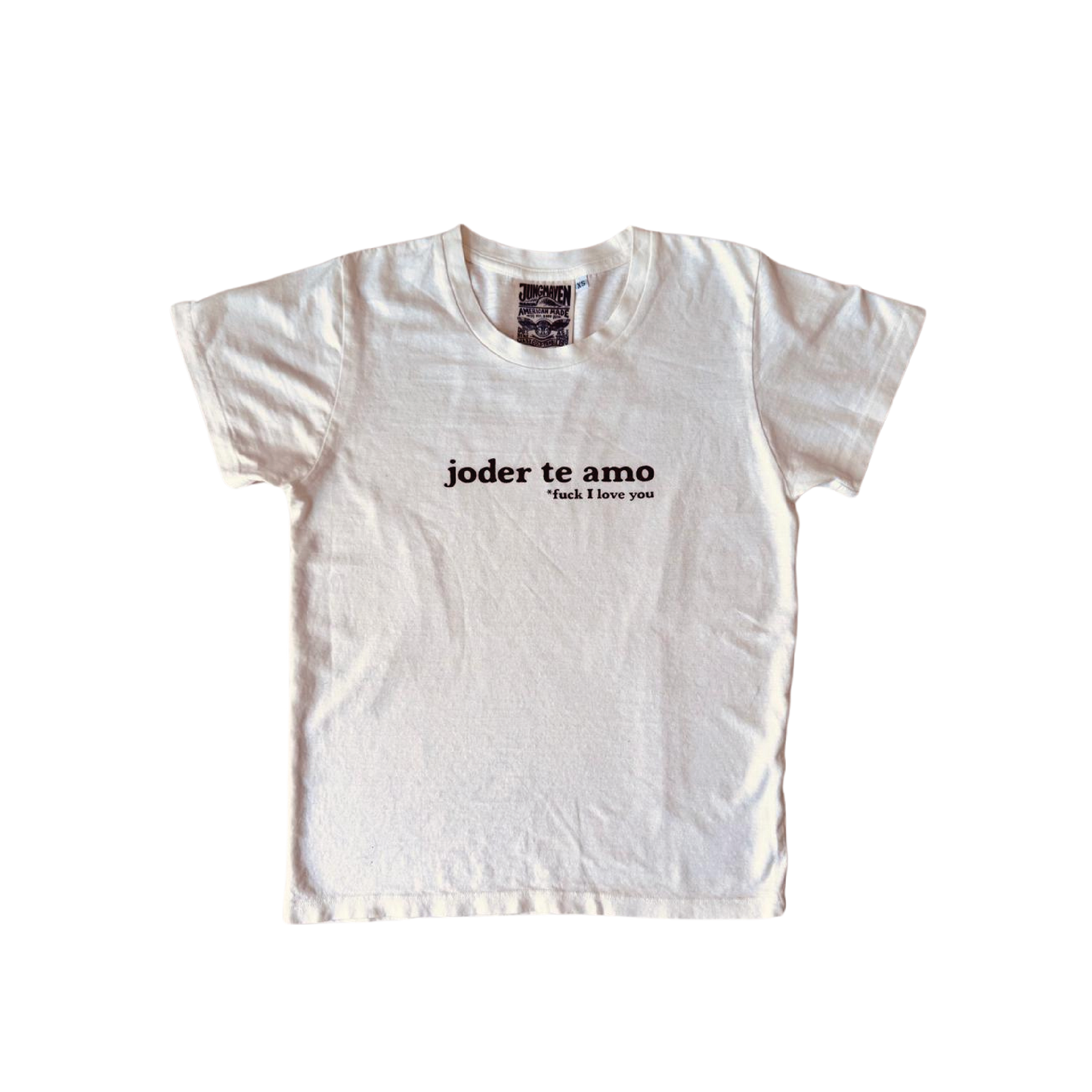remera joder te amo cañamo mujer