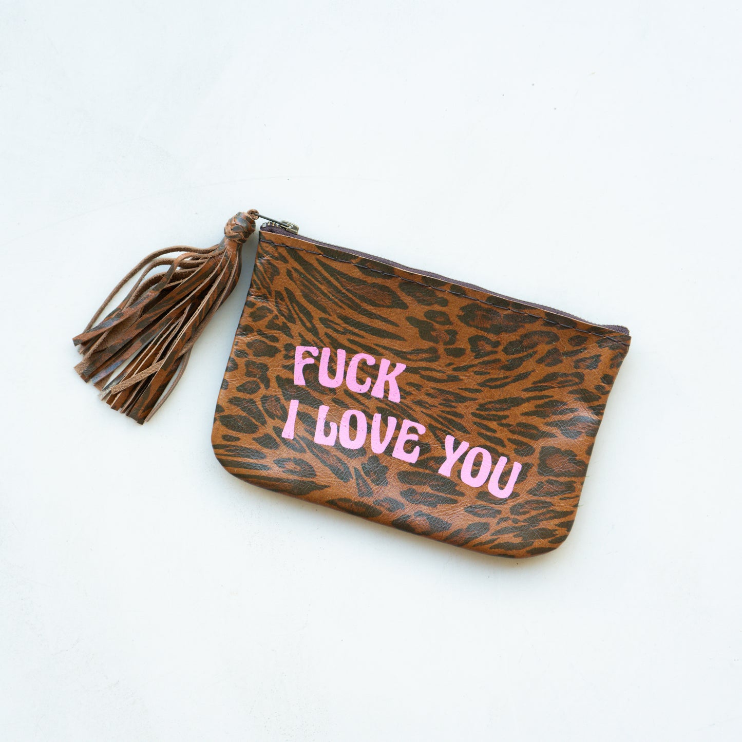 Pouch mini animal print