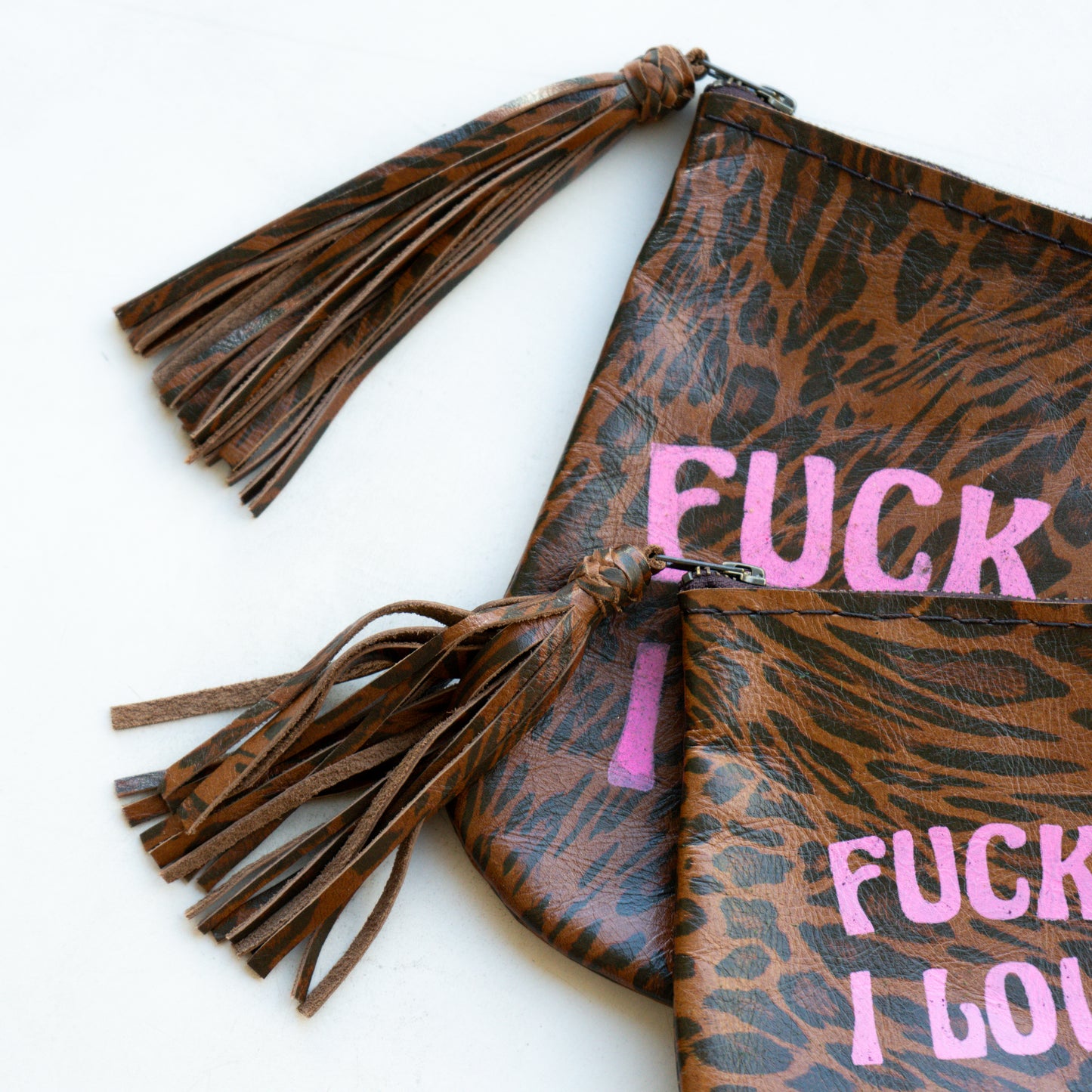 Pouch mini animal print