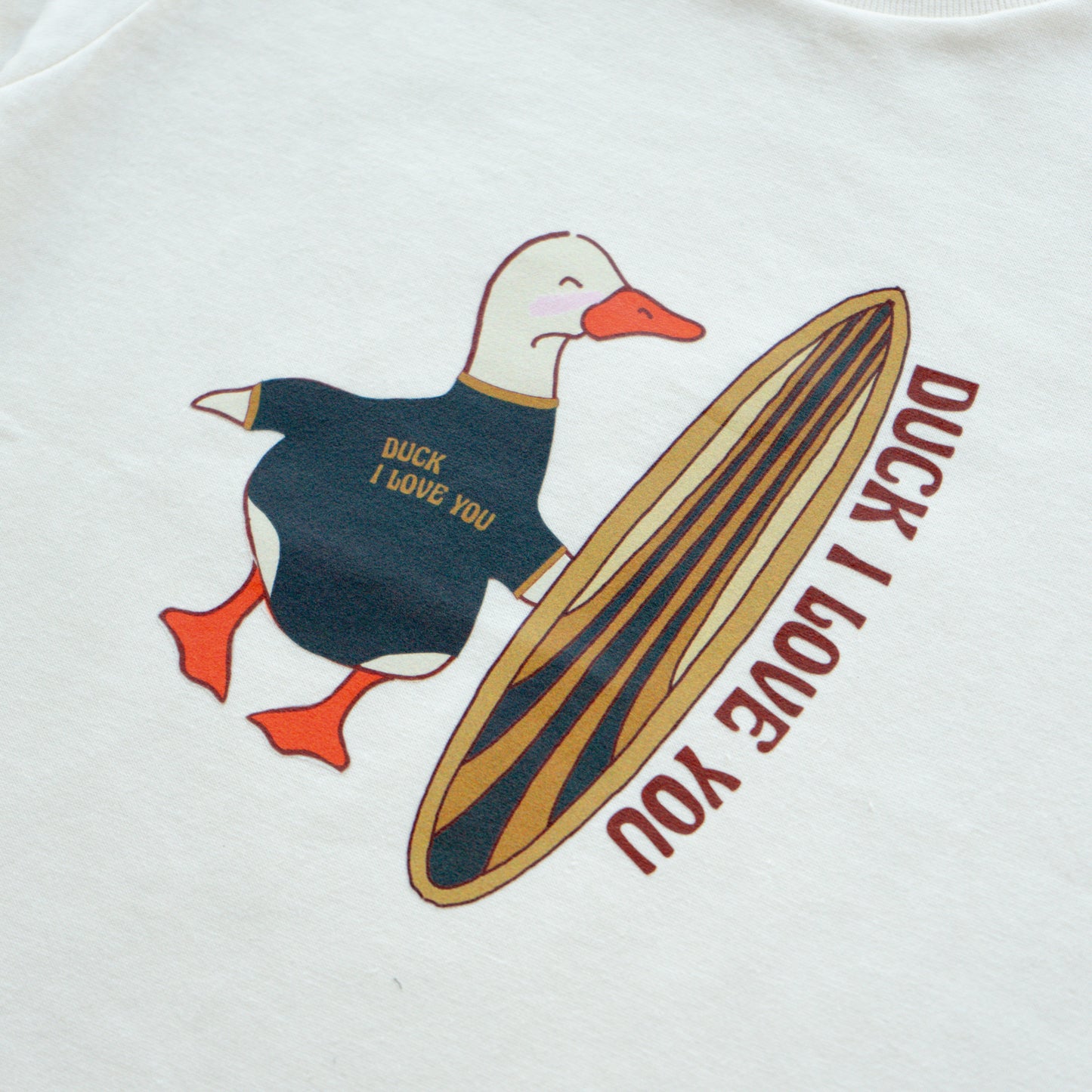 Duck i love you t-shirt
