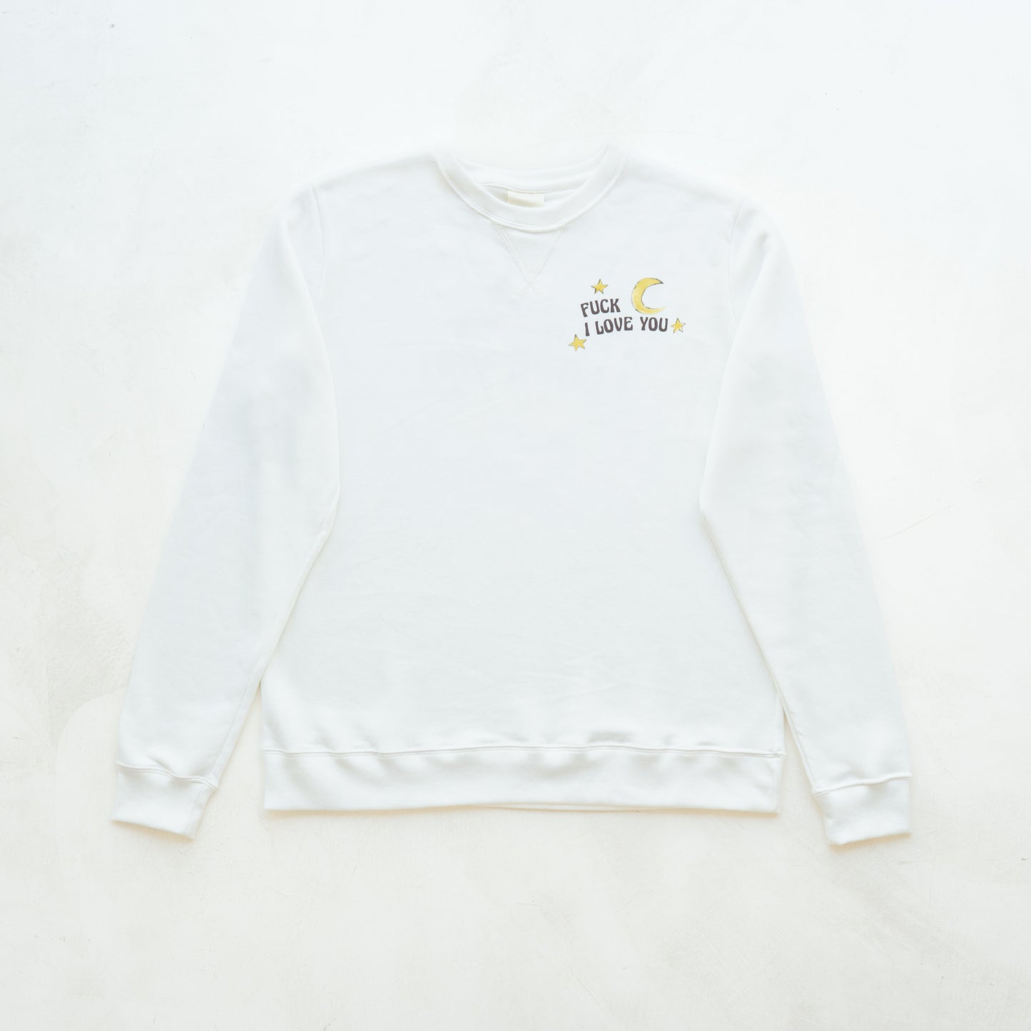 Amenita White Sweatshirt