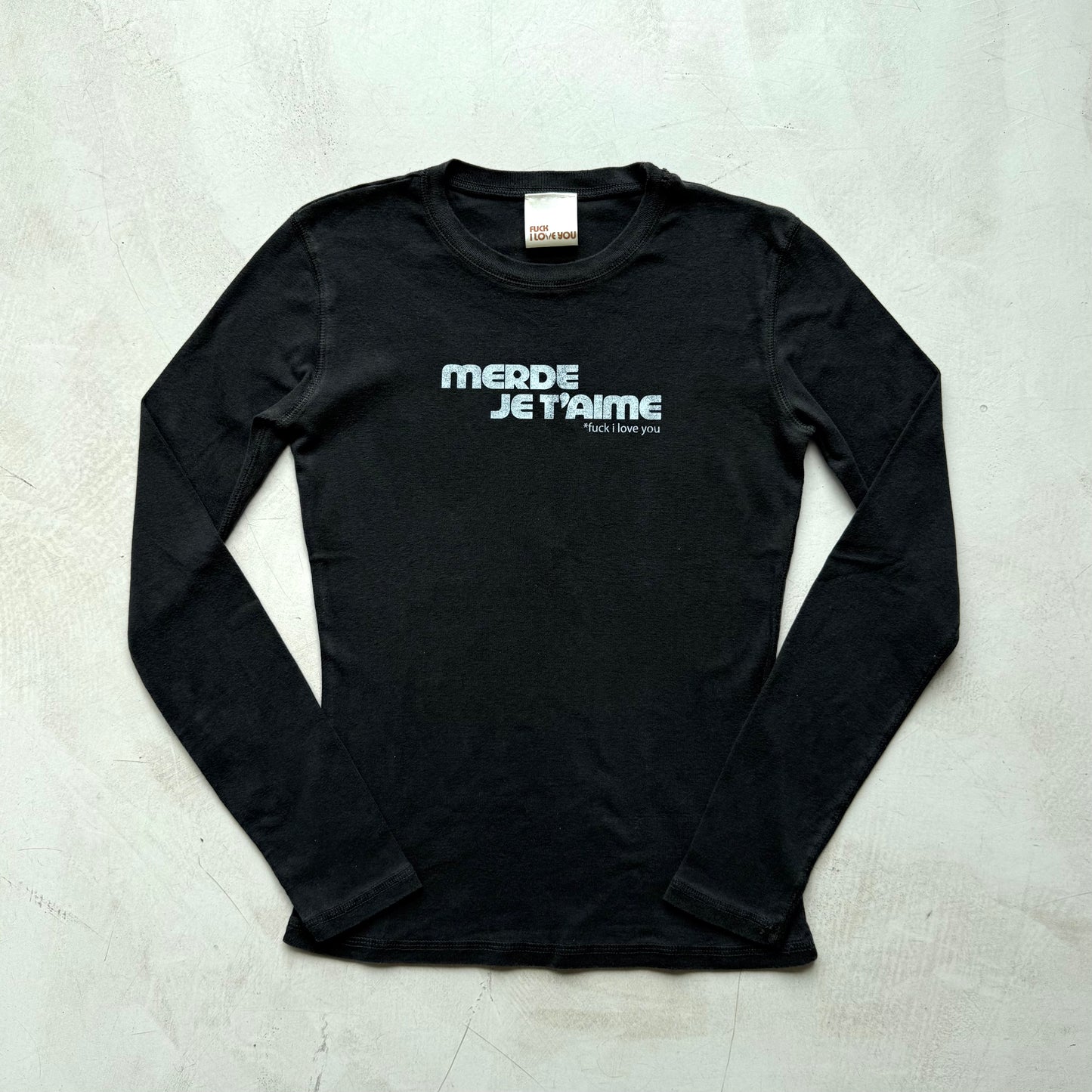 Merde Je t’aime long t-shirt