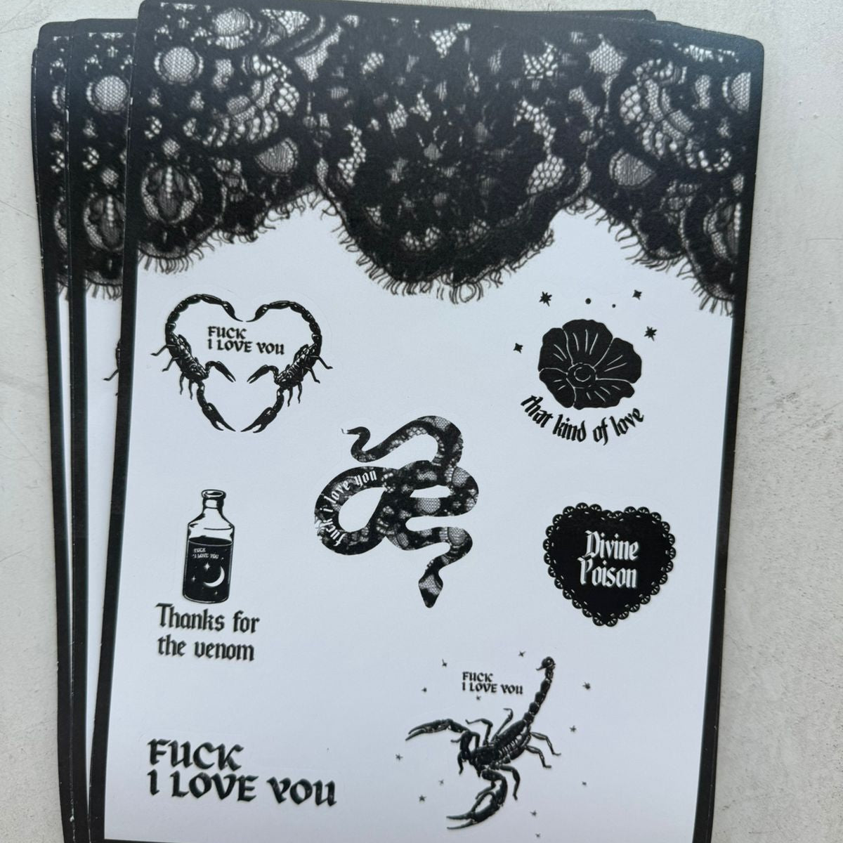 Scorpion stickers