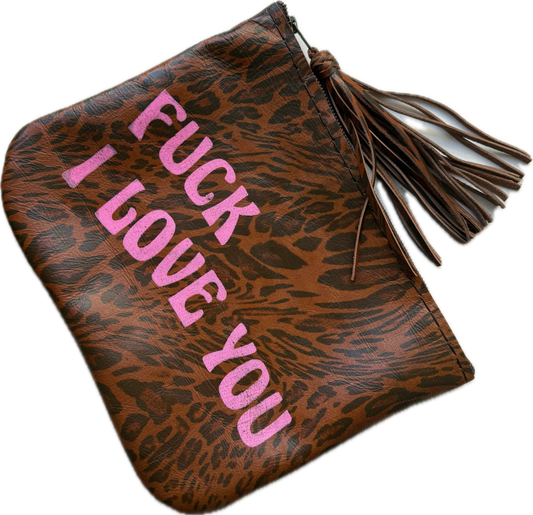 Pouch grande animal print