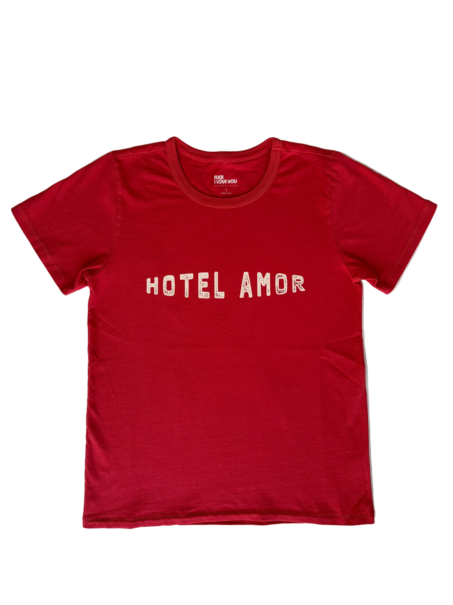 Remera hotel amor unisex