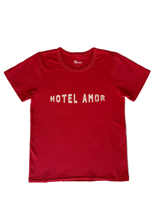 Remera hotel amor unisex