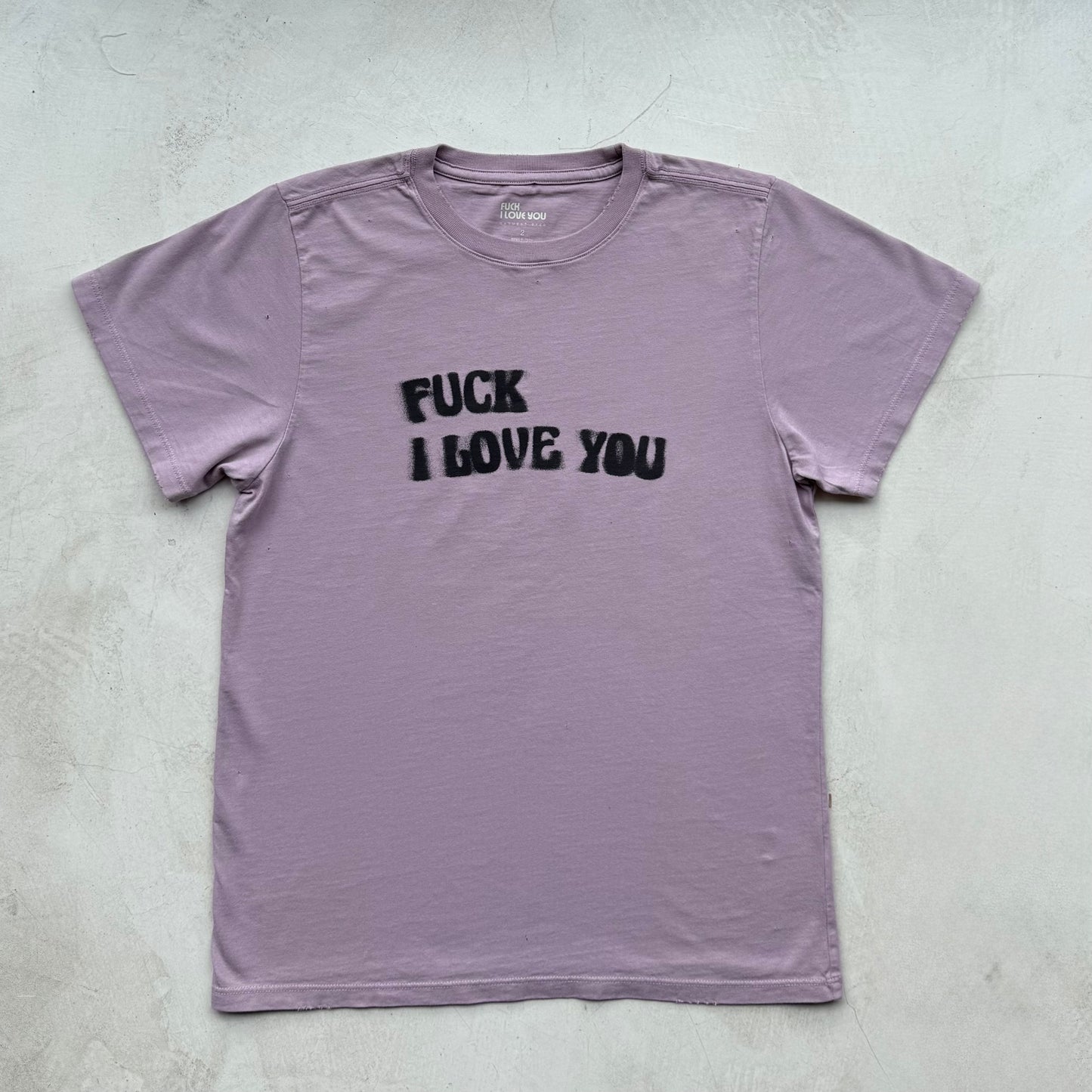 Stone Distressed Classic Lila t-shirt