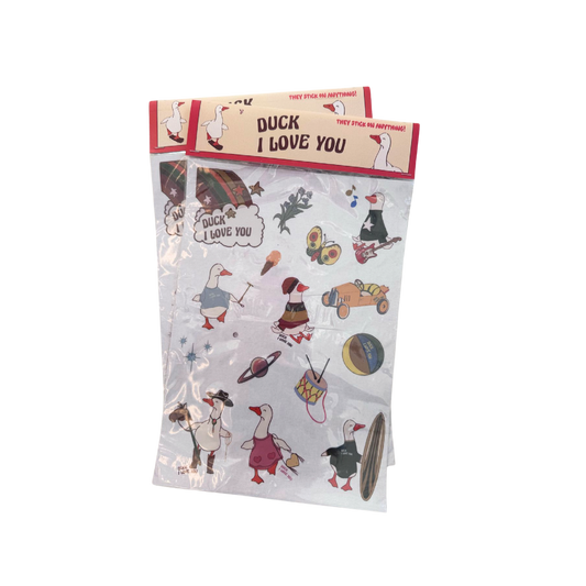 duck I love you sticker pack